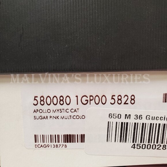 GUCCI SHOES BRIXTON PINK LEATHER LOAFER MYSTIC CAT w HORSEBIT sz 36 6 US - Picture 15 of 15